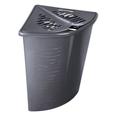 NAROŻNY KOSZ NA BIELIZNĘ "ZEBRA" 45 L