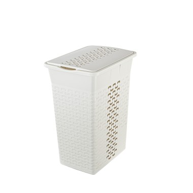 PROSTOKĄTNY KOSZ NA BIELIZNĘ "COTTON" - 35 L